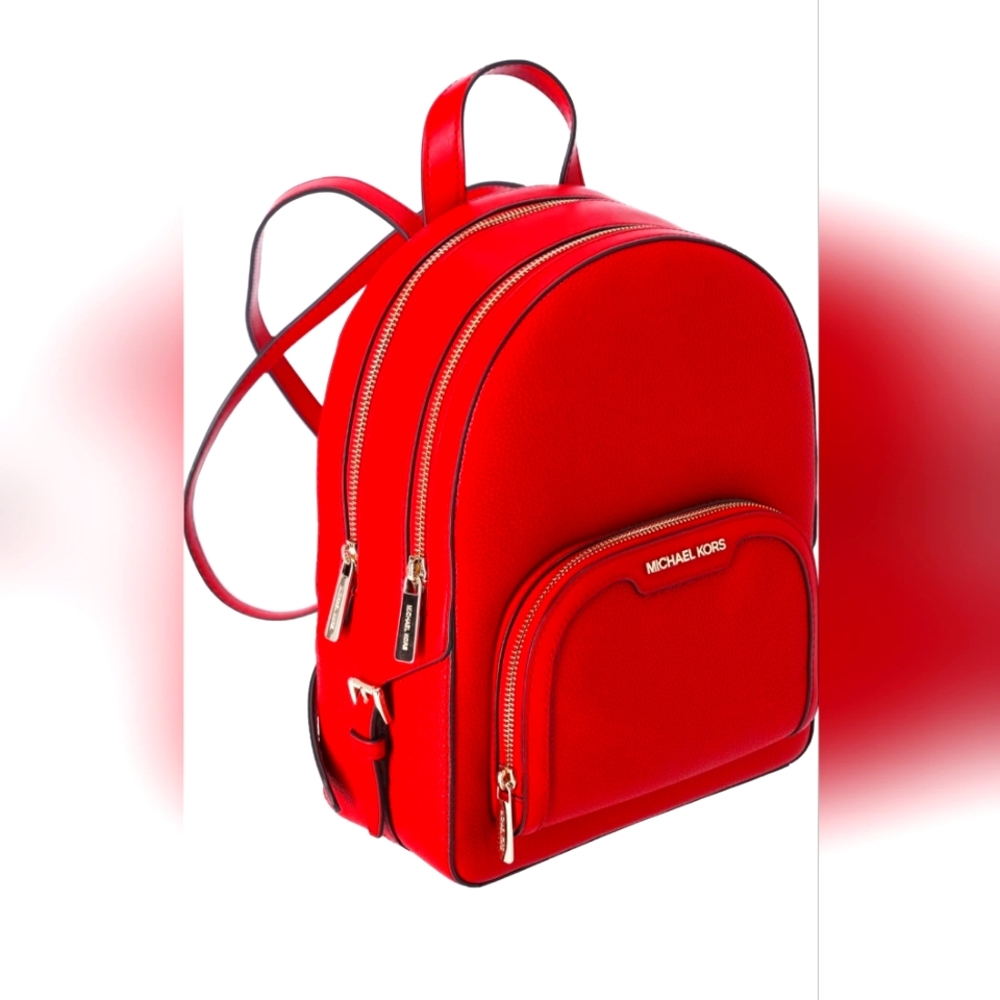 🎒 red MK Michael Kors backpack  🎒